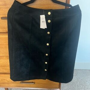 Brand new velvet Loft skirt!
